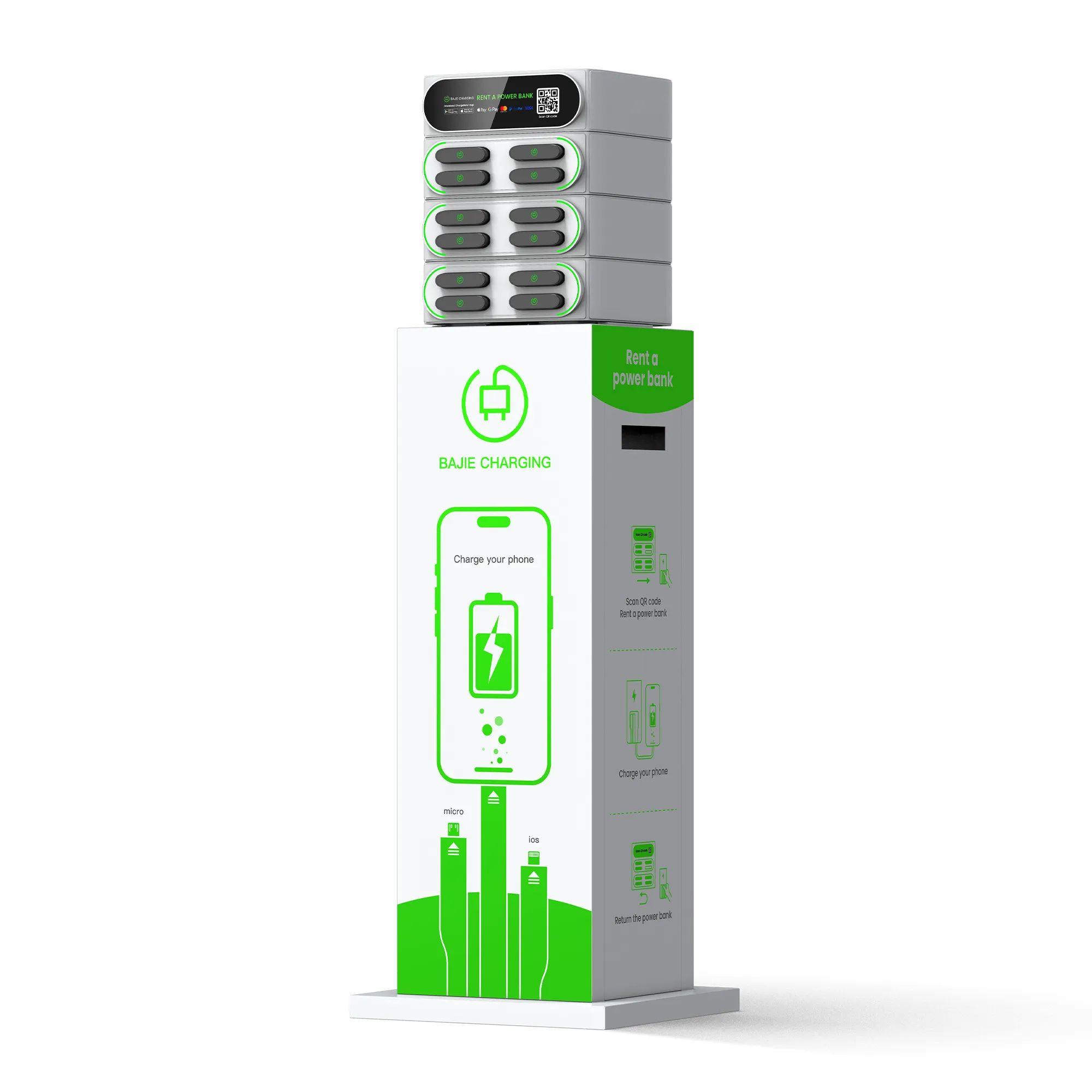 12-Slot Modular Charging Station