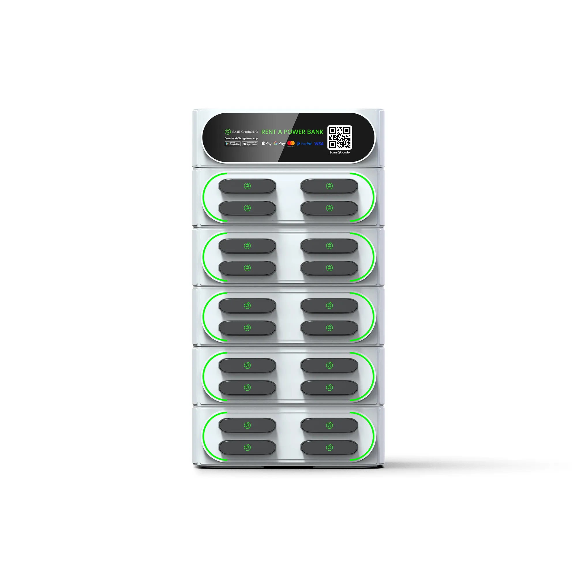 20-Slot Shared Power Bank Station