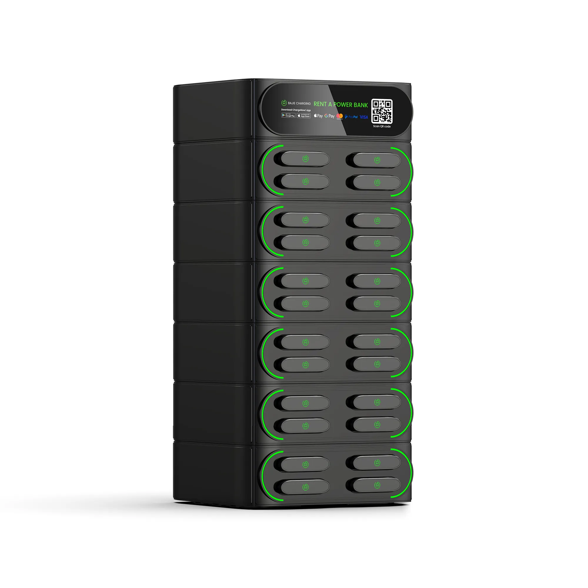 24-Slot Sharing Power Bank Rental Station