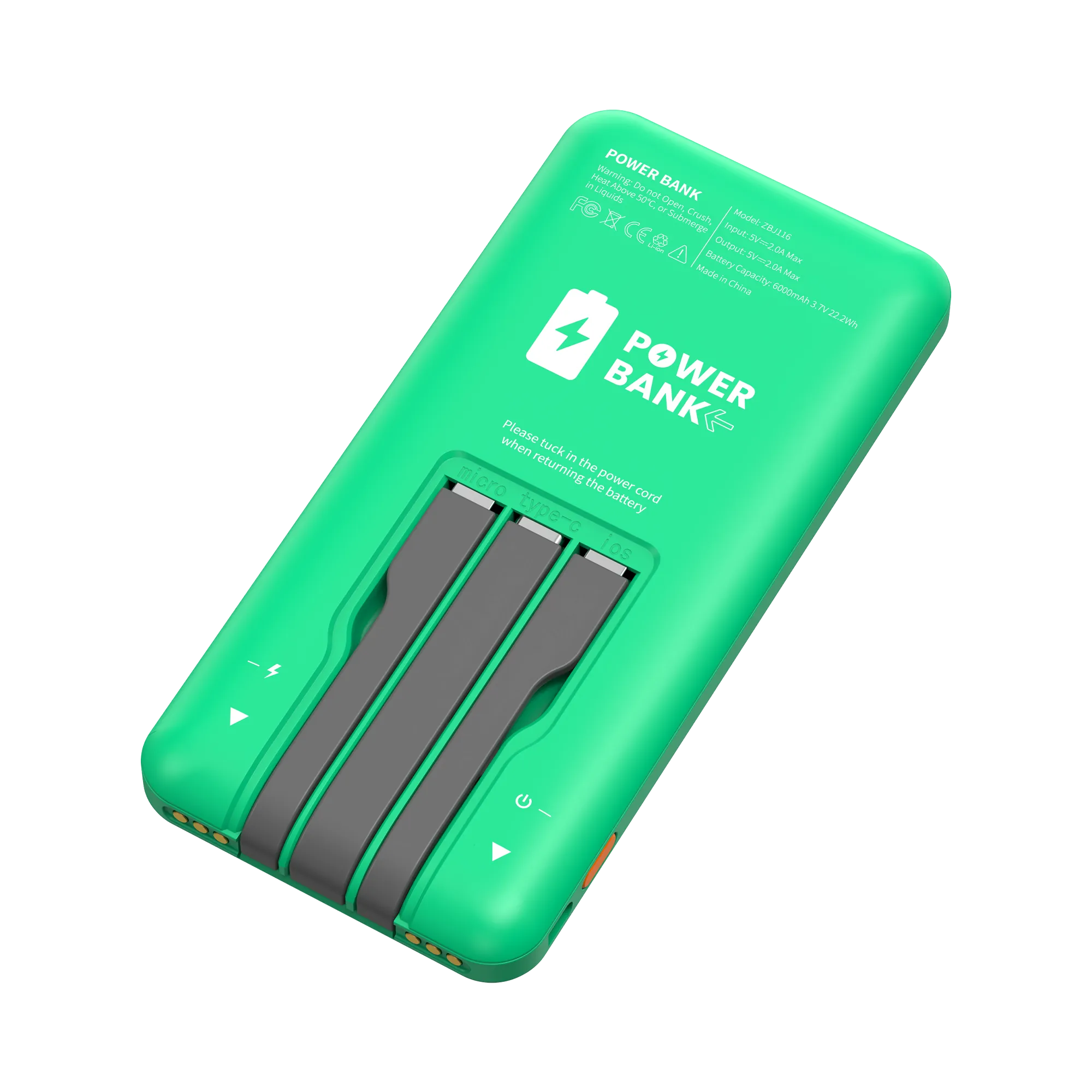 Standard 6000mAh Power Bank