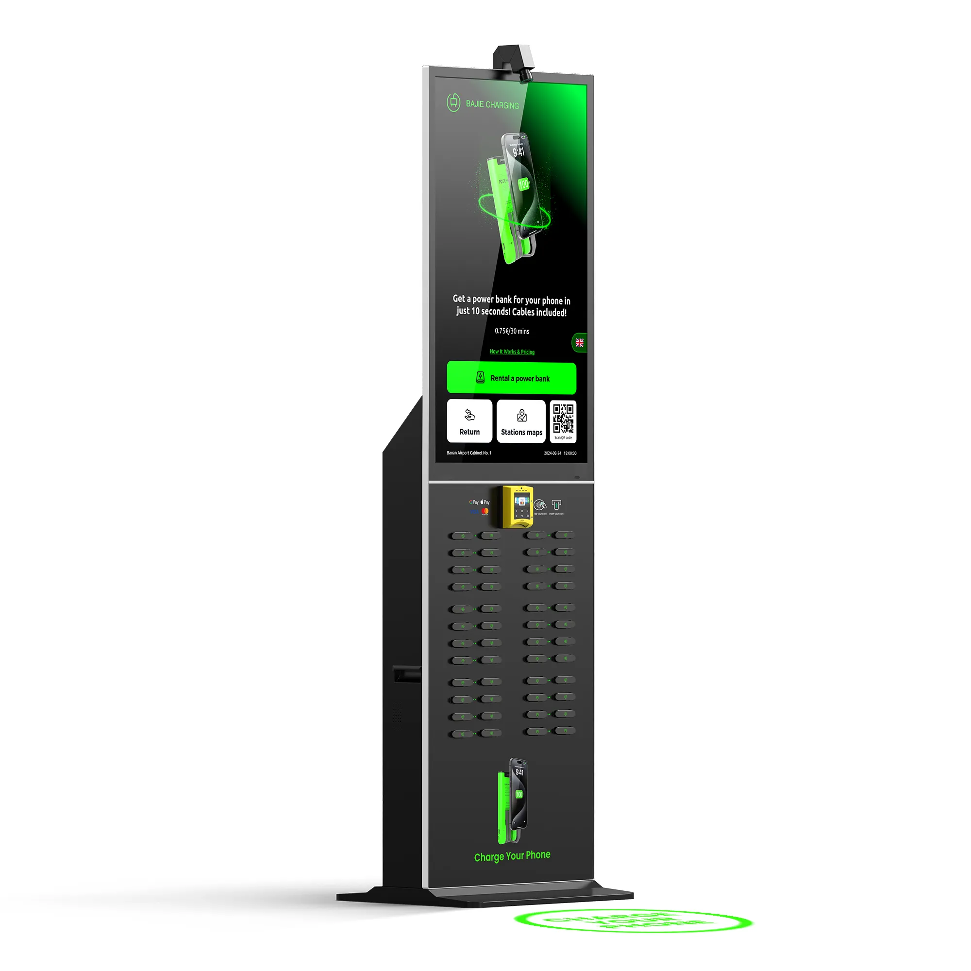 ​​48-Slot Vending Machine Power Bank​​